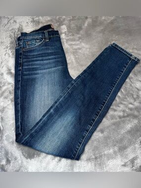 7 For All Mankind Dark Blue Skinny Jeans size 30